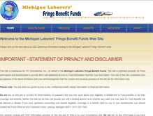 Tablet Screenshot of michiganlaborers.org